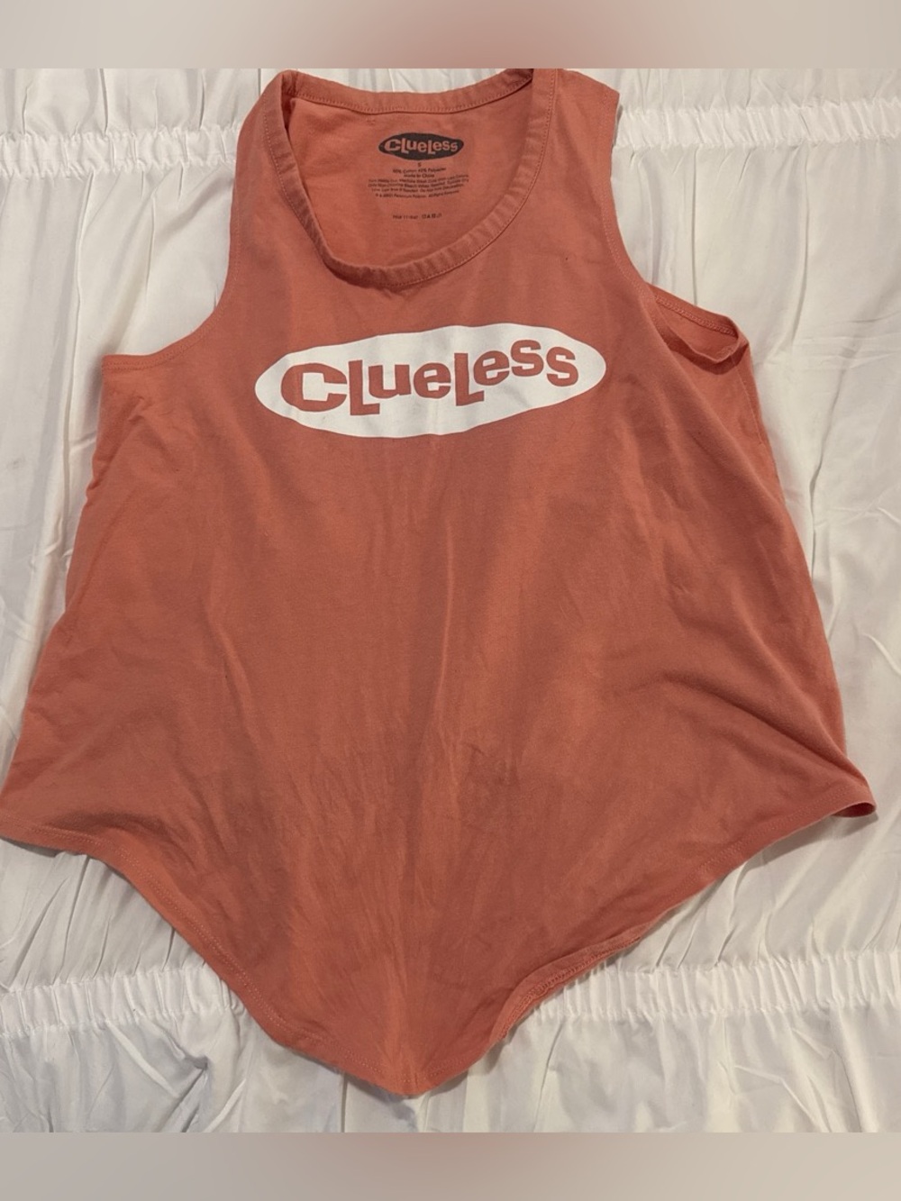 Clueless Tie Bottom TankTop